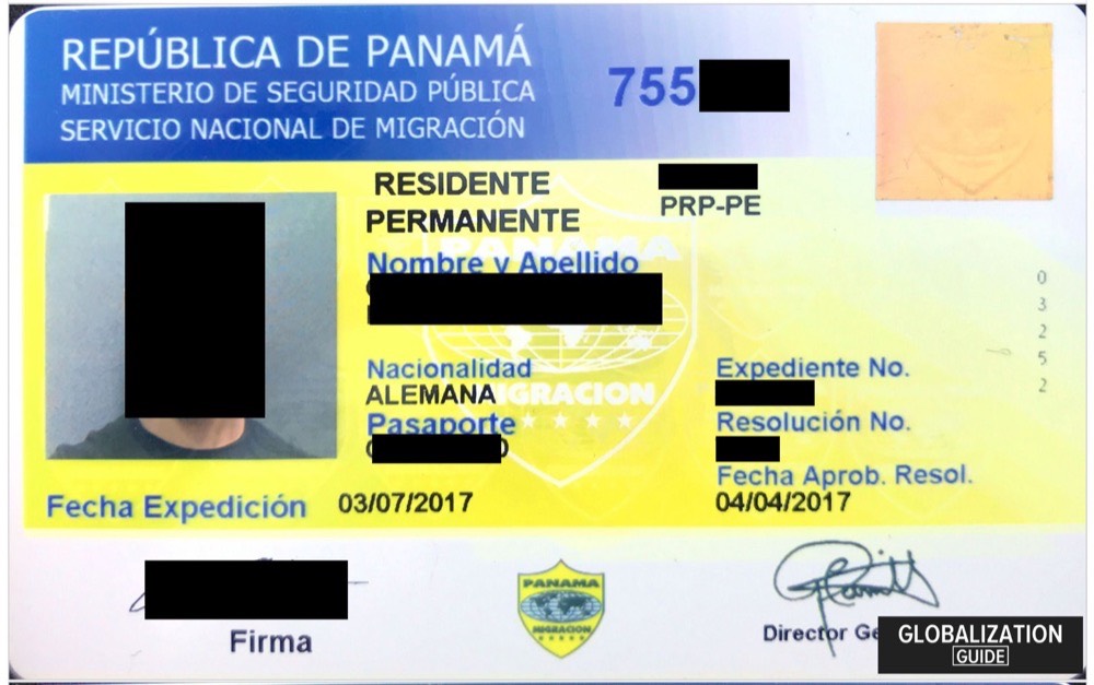 Panama Permanent Residency Card