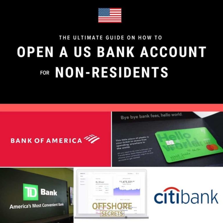 Open a US Bank Account as a NonResident in [2020]